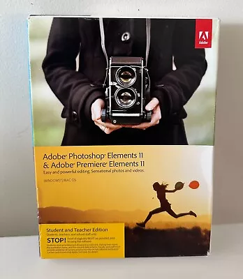 Adobe Photoshop Elements 11 & Adobe Premiere Elements 11 • $199