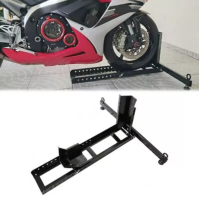 15 -22  Adjustable Motorcycle Wheel Chock Upright Stand Wheel Tire Chock 1800lb • $60