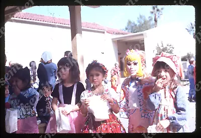 Sl82 Original Slide 1977 Halloween Kids Costumes School 801a • $9.25