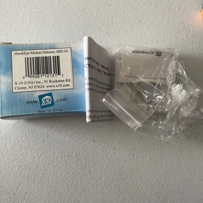 $2.25 • Buy X10 MS13A White Hawkeye Motion Detector Occupation Sensor Powerhouse - New