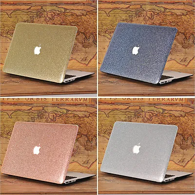 Bling Glitter Shiny Leather Coated Hard Case For MacBook Air Pro 13  13.3 Retina • $15.99