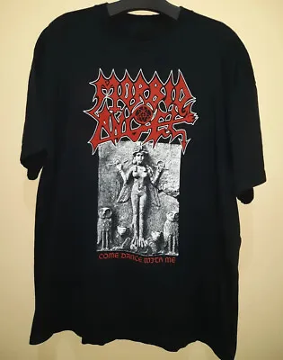 Morbid Angel Come Dance With Me T-Shirt Short Sleeve Black Cotton YM289 • $7.99