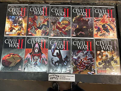 Civil War 2 Complete Series 0-8 + FCBD Issue. Marvel Comics 2016 • $39.99