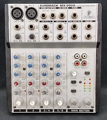 6 Channel Mixer Behringer Eurorack Mx 602a Tested • $39.99