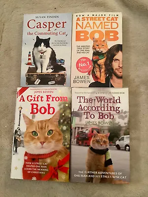 4 X Cat Biography Books - (Bundle Job Lot) #263 • £5.95