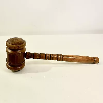 Vintage Wooden Gavel Mallet For Judge Auctioneer Lawyer Court Meeting Gift • $12