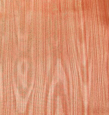 Scalamandre Rusty Orange Gold Silk/Linen Moire Fabric 7 Y. 54  W NEW Upholstery • $499