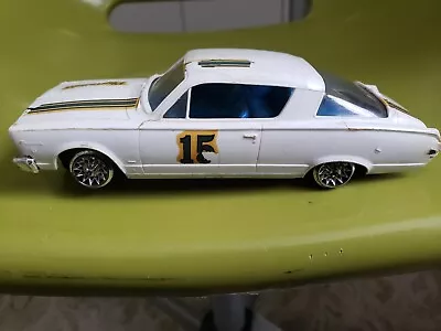 Vintage Strombecker 1966 Plymouth Barracuda 1/32 Slot Car Runs Selling For Parts • $20.50