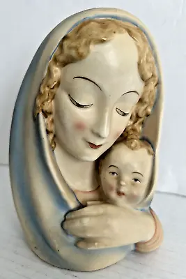 Vintage Goebel Madonna Mary & Jesus Figurine HM 29 Germany Color Painted • $40