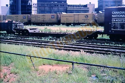 Vtg 1967 Train Slide 470258 Flatcar Pennsylvania Railroad Baltimore MD X4B017 • $7.50