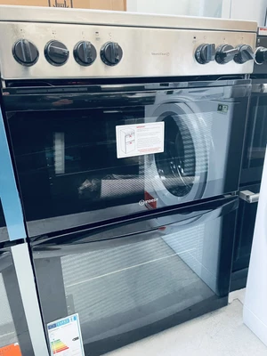 £330 • Buy BRAND NEW Indesit ID67V9HCCX 60cm Electric Cooker, Double Fan Oven & Ceramic Hob