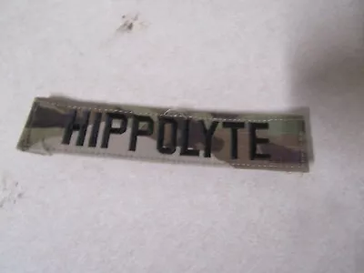 Military Patch Hook And Loop Us Army Name Tape Tag Ocp Multicam Hippolyte • $2.49