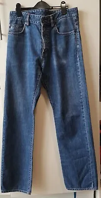 Gant Jason Denim Jeans Mens W30 L32 Blue Straight Leg Regular Fit Zip Fly  • £19.99