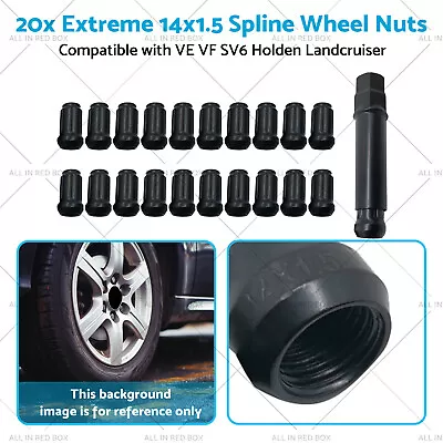 20x Extreme 14x1.5 Spline Wheel Nuts Suitable For VE VF SV6 Holden Landcruiser • $41.88