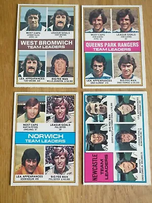 £1.45 • Buy Topps Chewing Gum Team Leaders Football Cards 1977 Red Back - You Choose!