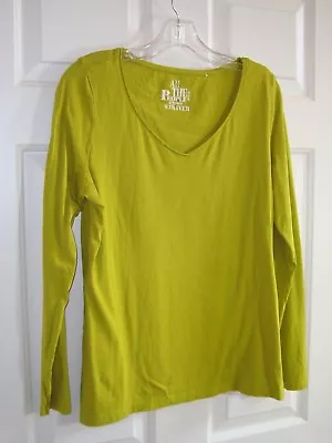 S.Oliver All The People In Town Jiggy Olive Green Cotton Knit T-Shirt/Top M/L • $9.99