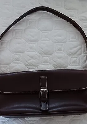 Coach Vintage Brown Leather Flap Small Shoulder Bag Mint Condition  • $65.65