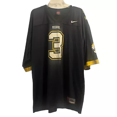 Nike Team University Of Missouri Mizzou Tiger Football Jersey Size XL #3 • $23