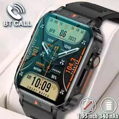 Military Outdoor GPS Sports Smart Watch Bluetooth Call SmartWatches Android IOS • $42.63