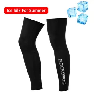 ROCKBROS UV400 Cycling Leg Warmers Leg Sleeves Outdoor Sports Running Leggings • $14.99