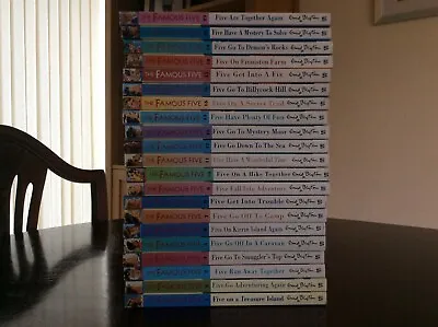 £15 • Buy Enid Blyton Famous Five Books Set Of 21 Great Condition Like New