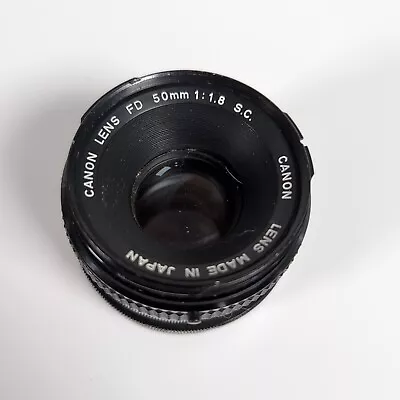 Canon Lens FD 50mm F1.8 For Canon FD Mount Tested Working • £36.46