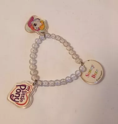 2003 My Little Pony Sunnydaze Stretchy  Bean & Charms Child's Bracelet L • $14.99