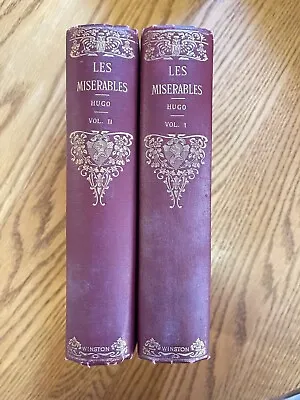 Les Miserables Volumes I And II Of A 2 Volume Set. Victor Hugo • $95