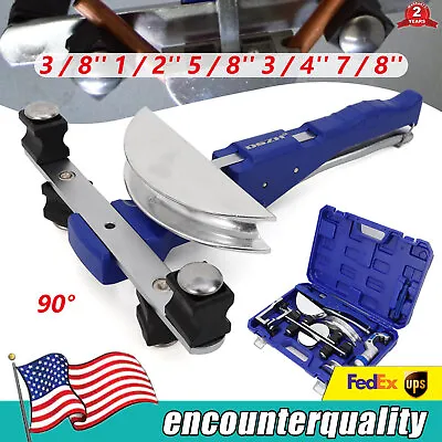 HVAC Refrigeration CT-999RF 90° Manual Pipe Tube Bender Kit 3/8 1/2 5/8 3/4 7/8  • $92.15