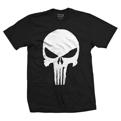 £13.95 • Buy The Punisher Skull Official Marvel Comics New Black T-Shirt