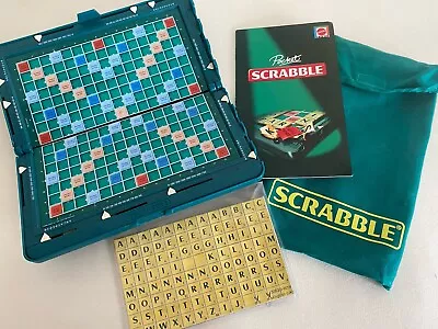 Travel Scrabble  Pocket Board Game Magnetic Tiles Hard Case Tiles Sealed Y53 • £20