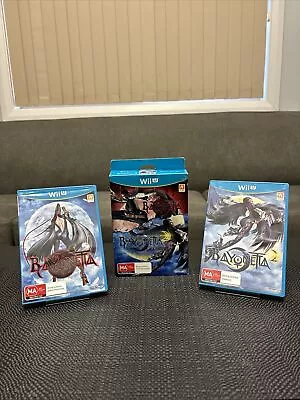 Nintendo Wii U Games Bayonetta Special Edition In Box 1 & 2 • $34.99