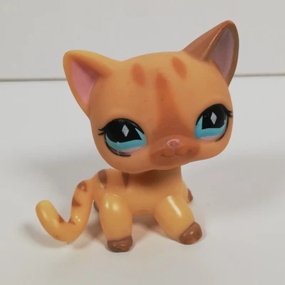 £17.99 • Buy LPS Littlest Pet Shop #886 Shorthair Yellow Cat Hasbro Toy 