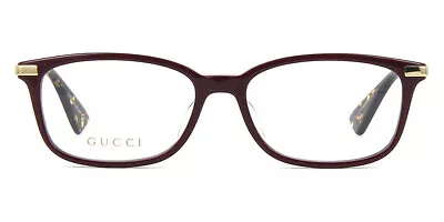 Gucci GG0112OA Eyeglasses Women Gold Rectangle 53mm New & Authentic • $392.53