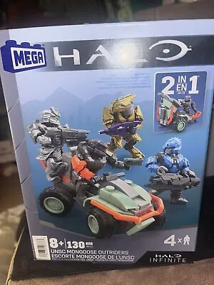 RARE Mega Bloks Halo Infinite Mongoose Outriders 2 In 1 • £9.90