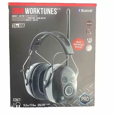 NEW! 3M 90542H1-DC-PS Bluetooth Wireless WorkTunes Hearing Protectors Headphones • $59.99