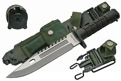 M-9 BAYONET SURVIVAL Knife Scabbard Saw Back AR Wire Cutter Tactical Holster 13  • $36.79