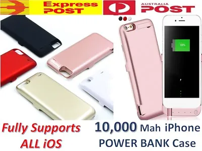 $32.55 • Buy 10,000mAh Portable External Power Bank Battery Charger Case IPhone 6s Plus 6 7 8