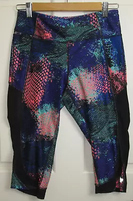 Marika Colorful Activewear Capri Pants Womens Size L 27x15.5 Stretch 96-31177 • $13.45