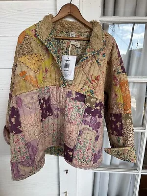 Magnolia Pearl Collector  Specialty New W Tag Quilt Work Puff Pullover • $695