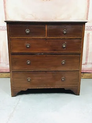 Edwardian Inlaid Chest Of Drawers • £150
