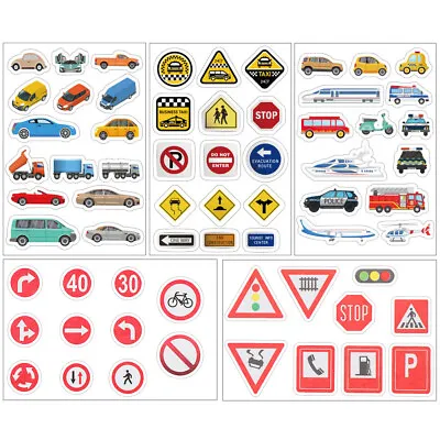  Japanese Paper Road Marking Highway Tape Traffic Sign Stickers Suitcase • £4.34