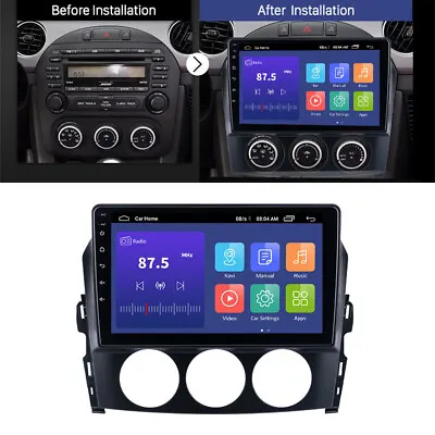 For Mazda MX-5 9inch Android 10.0 Head Unit Stereo GPS Navigation Wifi FM Player • $191.30
