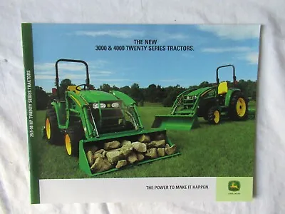 John Deere 4120 4320 4520 4720 3120 3120 3320 3000 4000 Series Tractor Brochure • $17.95