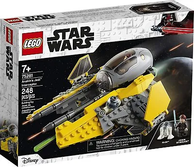 $119.99 • Buy Lego Star Clone Wars 75281 ANAKIN'S JEDI INTERCEPTOR Skywalker R2D2 NEW SEALED
