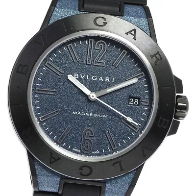 BVLGARI Diagono Magnesium DG41SMC Blue Dial Automatic Men's Watch_806348 • $1815.26