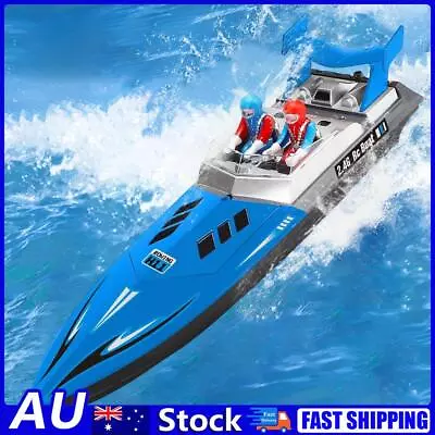 AU 4CH 2.4 GHz High Speed RC Boat Max Speed 20km/h Anti Tilting Hull For Boys Gi • $53.12