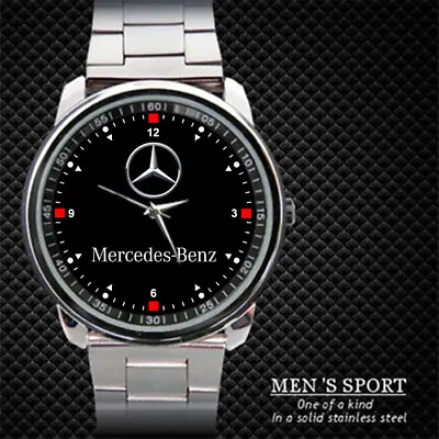 Mercedes-Benz Logo Men's Stainless Metal Watch • $18.90