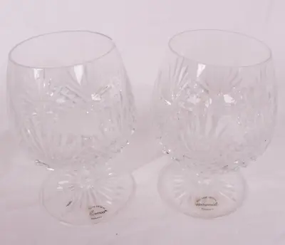 2 Wedgewood Crystal Goblets - Glasses - Looks Vintage • $39.99