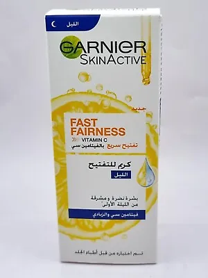 Garnier SkinActive Fast Fairness Vitamin C Night Cream50ml (B95 C.DI) • £10.42